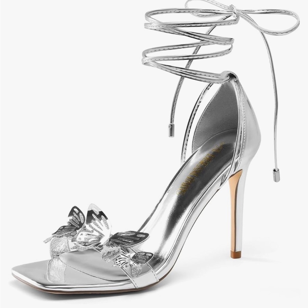 Lace Up High Heels Stilletos - Picture 2 of 6